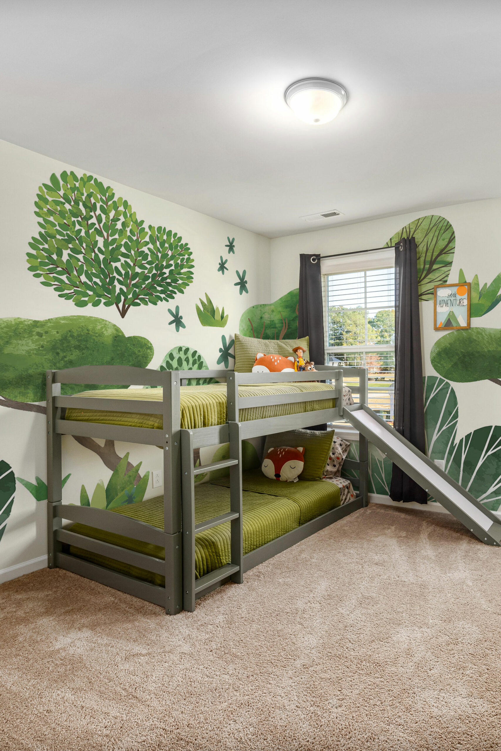 Verdant Green Forest murals for walls by Fancy Walls
