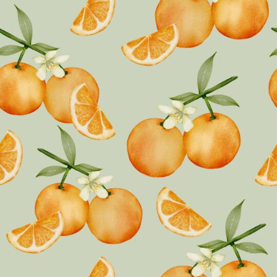 orange and green stick and peel wallpaper