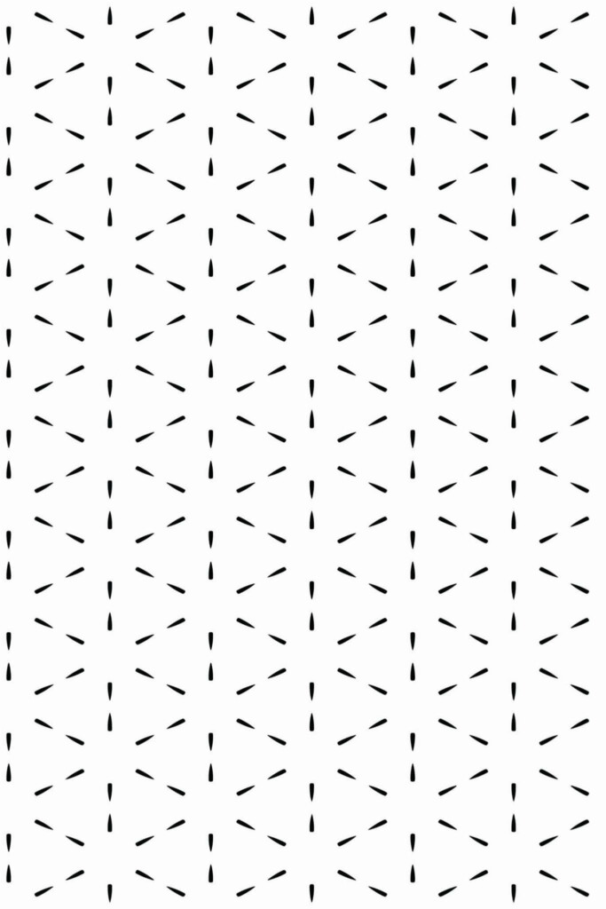 Pattern repeat of Geometric design removable wallpaper design