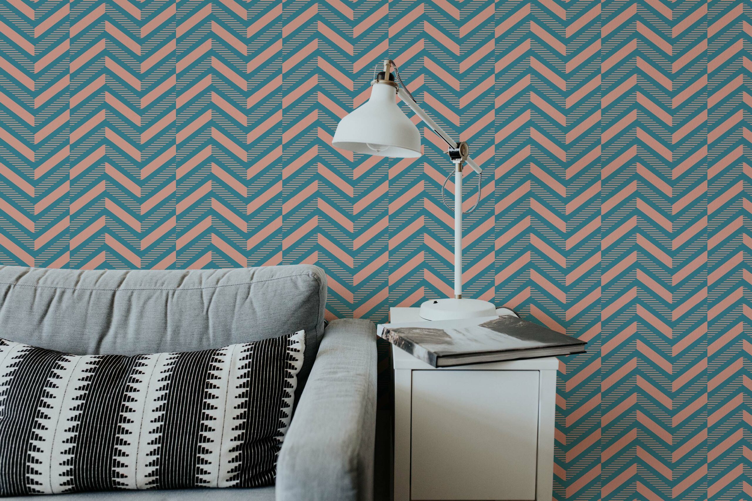 geometric removable wallpaper