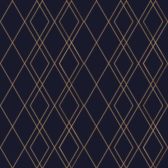 geometric navy blue traditional wallpaper