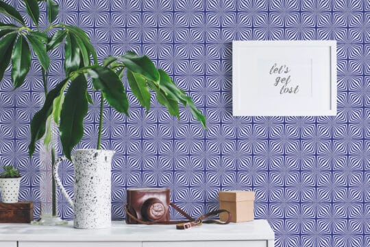 contemporary geometric non-pasted wallpaper