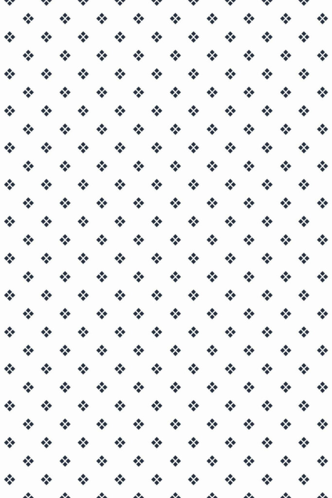 Pattern repeat of Geometric polka dot removable wallpaper design