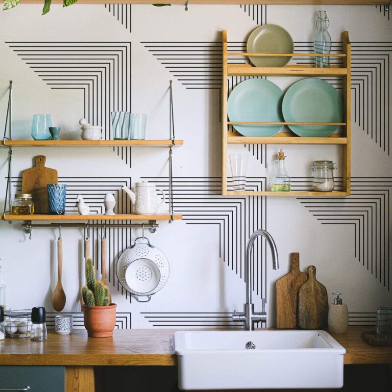 Art Deco arch Wallpaper - Peel and Stick or Non-Pasted