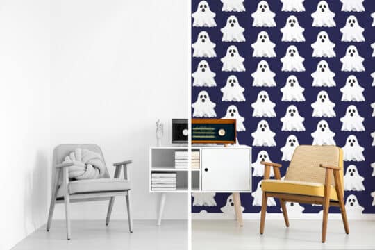 contemporary ghost non-pasted wallpaper