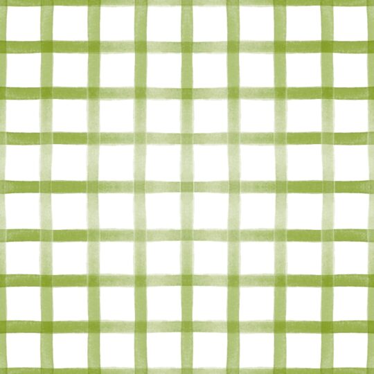 Watercolor green gingham removable wallpaper