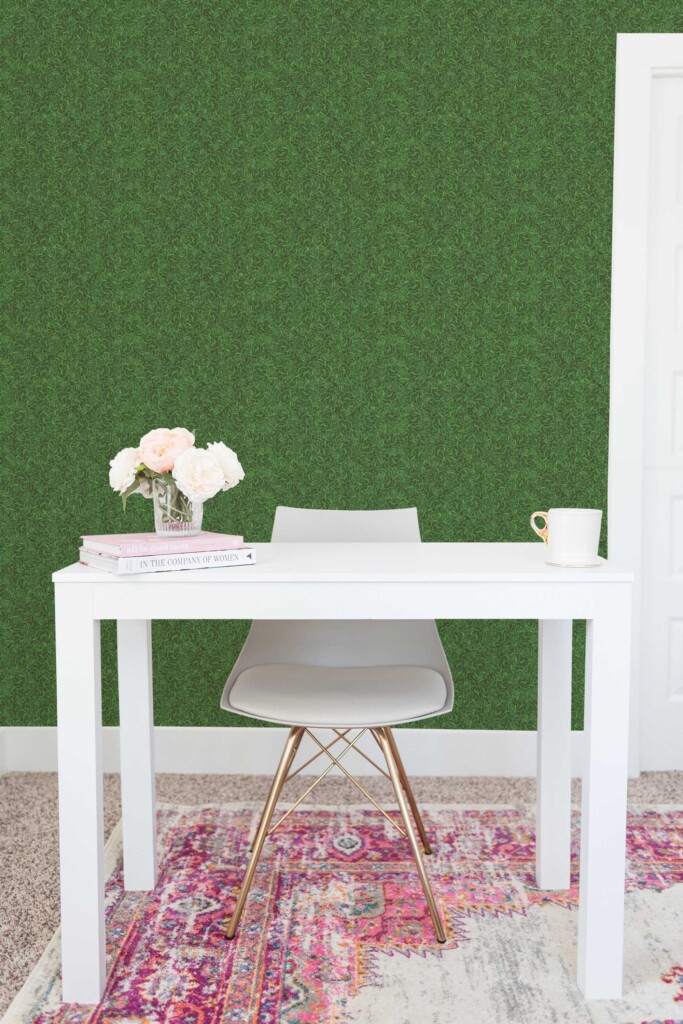 Self-Adhesive Wallpaper with Green Other Textures by Fancy Walls.