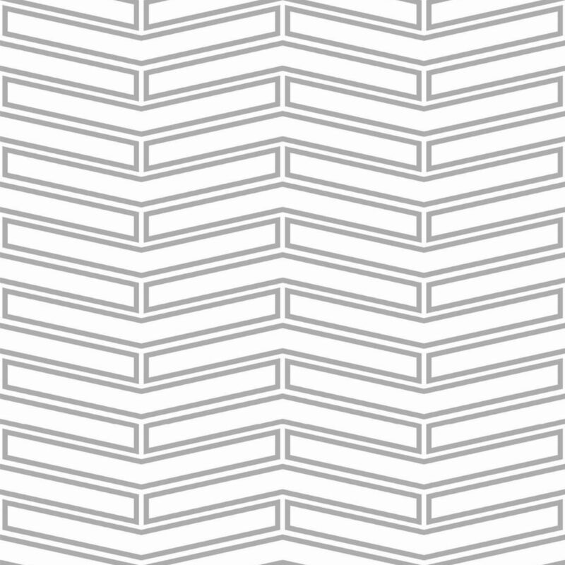 Gray Chevron Herringbone Elegance Wallpaper Peel and Stick or NonPasted