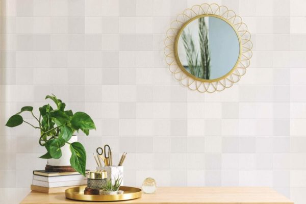 Mosaic tile stick on wallpaper