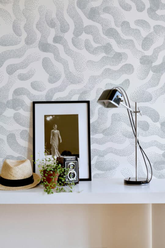Abstract stippled wallpaper for walls
