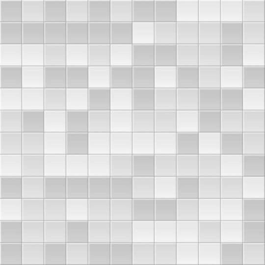 Gray mosaic tile removable wallpaper