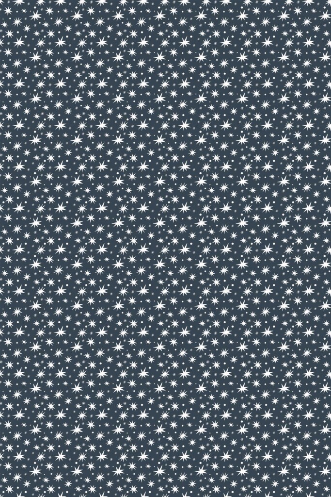 Gray Christmas Stars peel and stick wallpaper by Fancy Walls