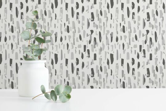 brushstroke peel and stick wallpaper