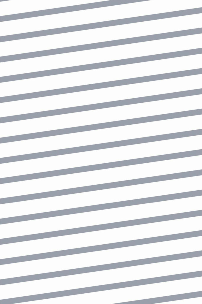 Pattern repeat of Gray diagonal broken lines removable wallpaper design