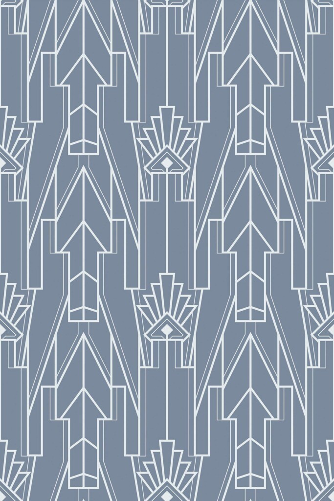 Fancy Walls Gray Geometric unpasted wallpaper