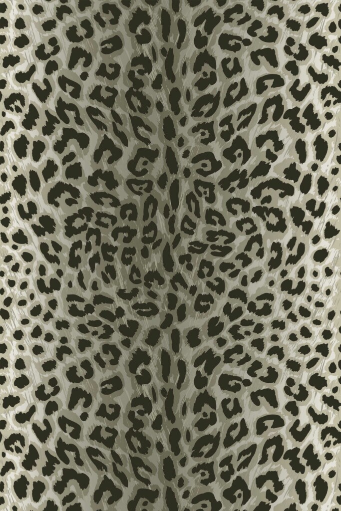 Fancy Walls Gray Leopard traditional wallpaper