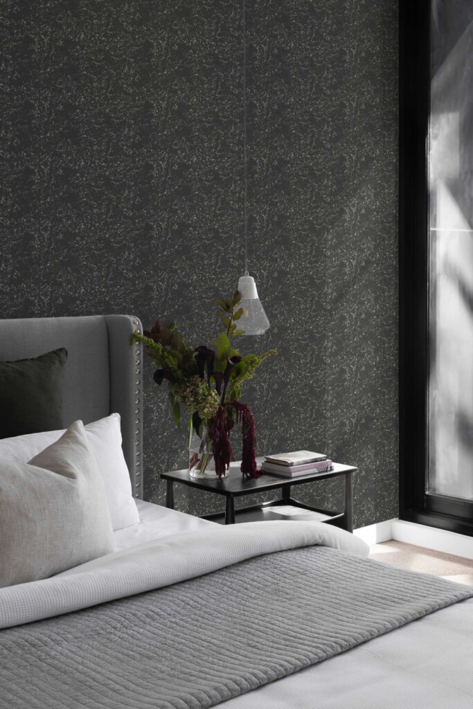 Removable Wallpaper for walls featuring Gray Concrete Look by Fancy Walls.