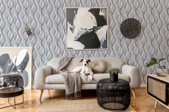 gray removable wallpaper