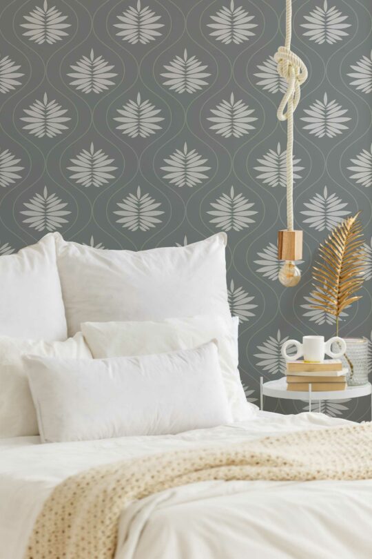 gray living room peel and stick removable wallpaper