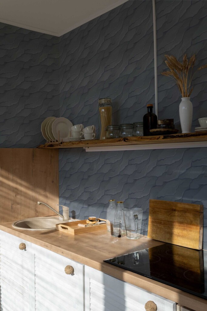 Traditional Slate Stone Look Wallpaper for Walls by Fancy Walls.