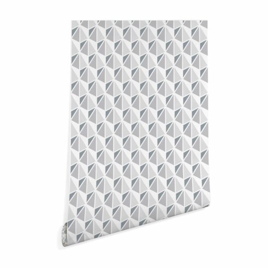Gray modern geometric sticky wallpaper