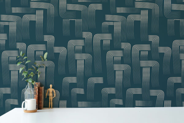 whimsical peel and stick wallpaper