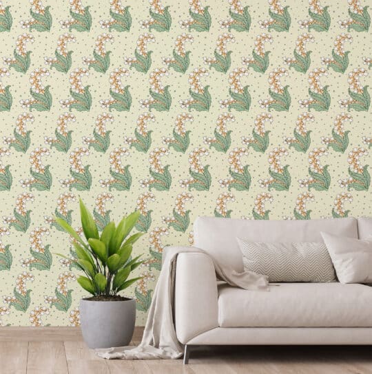 green and yellow accent wall peel and stick removable wallpaper