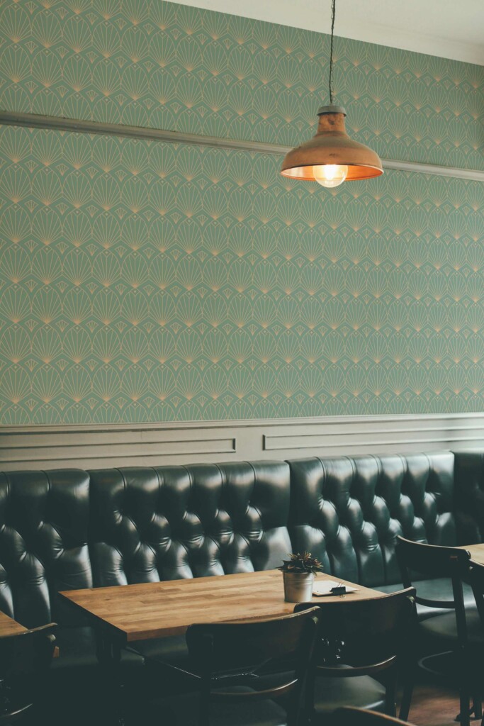 Lush Deco Elegance removable wallpaper for stylish interiors
