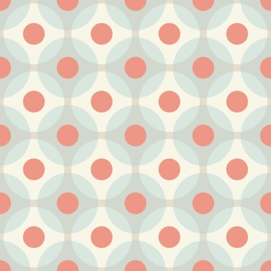 Retro geometric dotted removable wallpaper