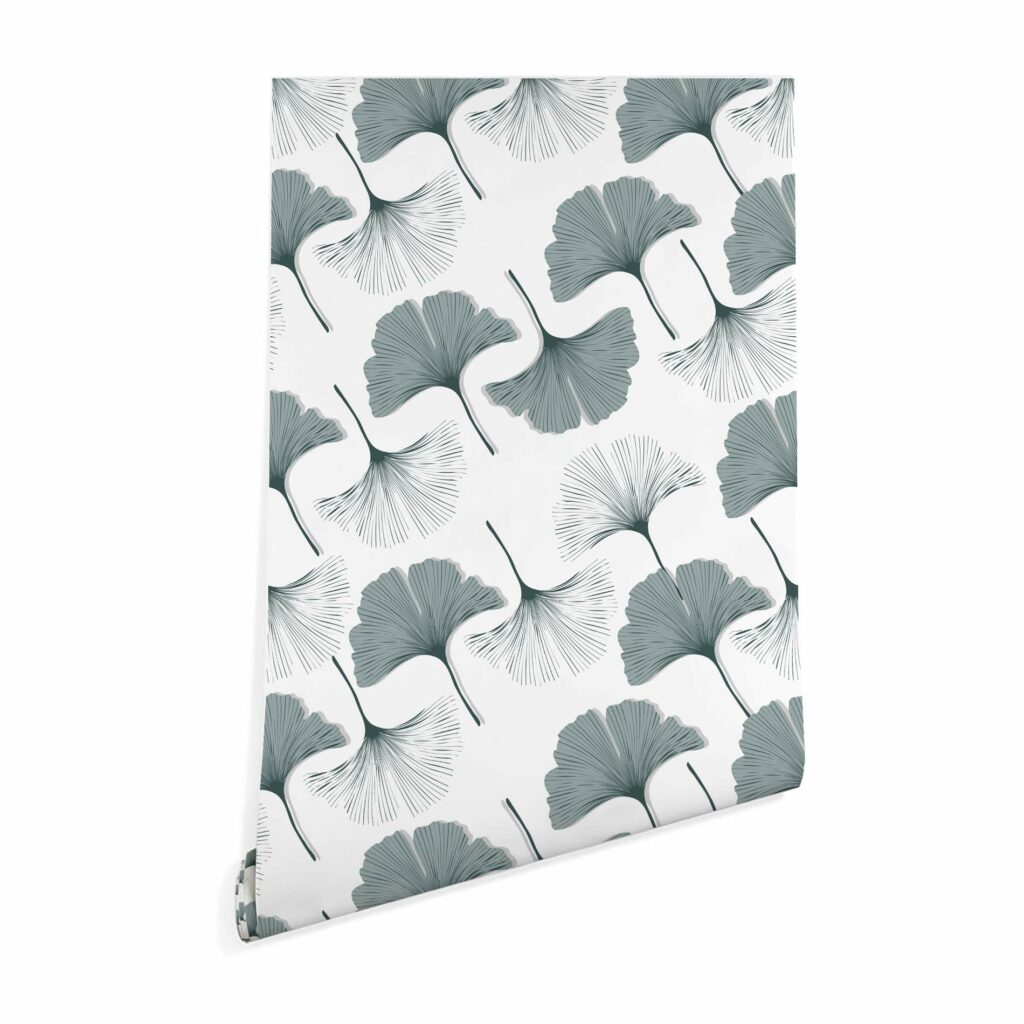 Ginkgo leaf wallpaper - Peel and Stick or Non-Pasted