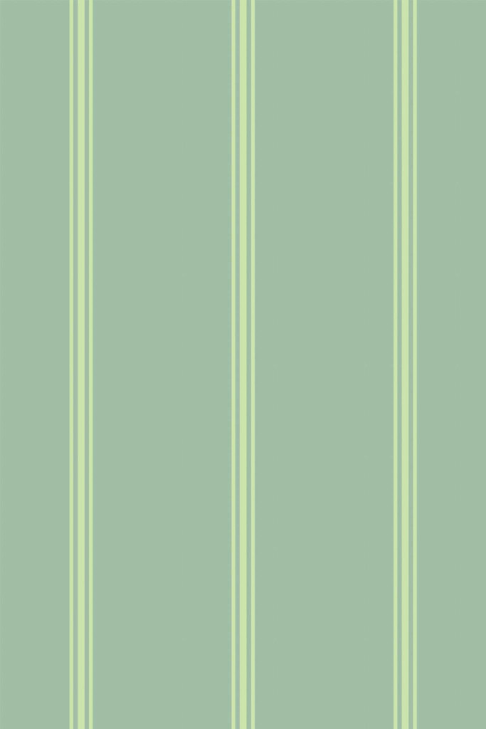Pattern repeat of Green Lines removable wallpaper design