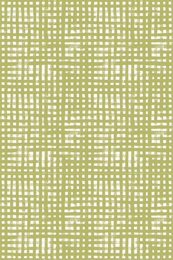 Fancy Walls Green Plaid self-adhesive wallpaper