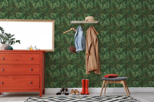 green stick and peel wallpaper