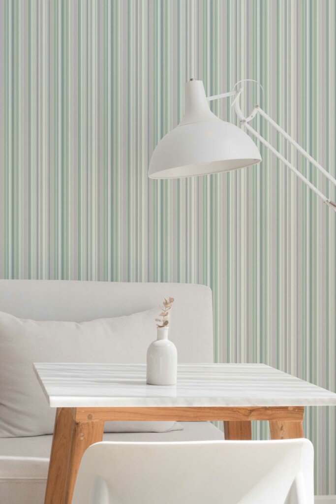 Sage Elegance Blend self-adhesive wallpaper by Fancy Walls