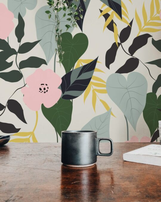botanical wallpaper peel and stick