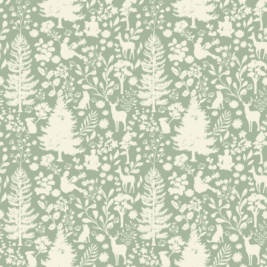 GreenScape peel and stick wallpaper by Fancy Walls