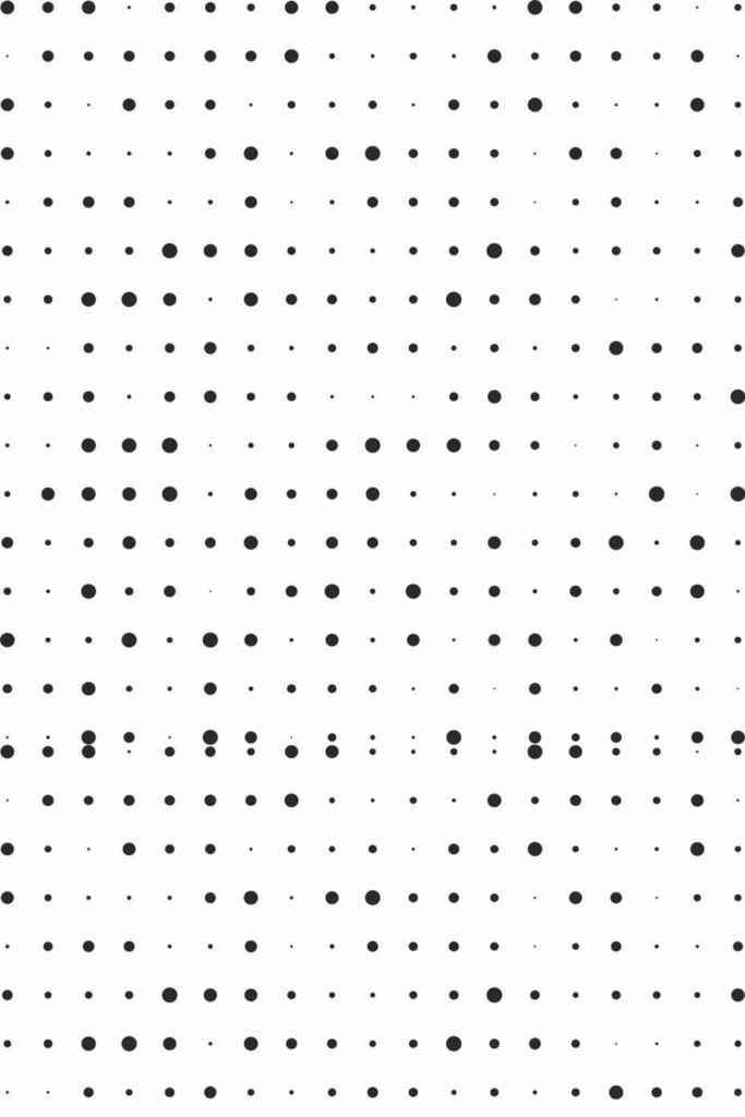 Pattern repeat of Halftone removable wallpaper design