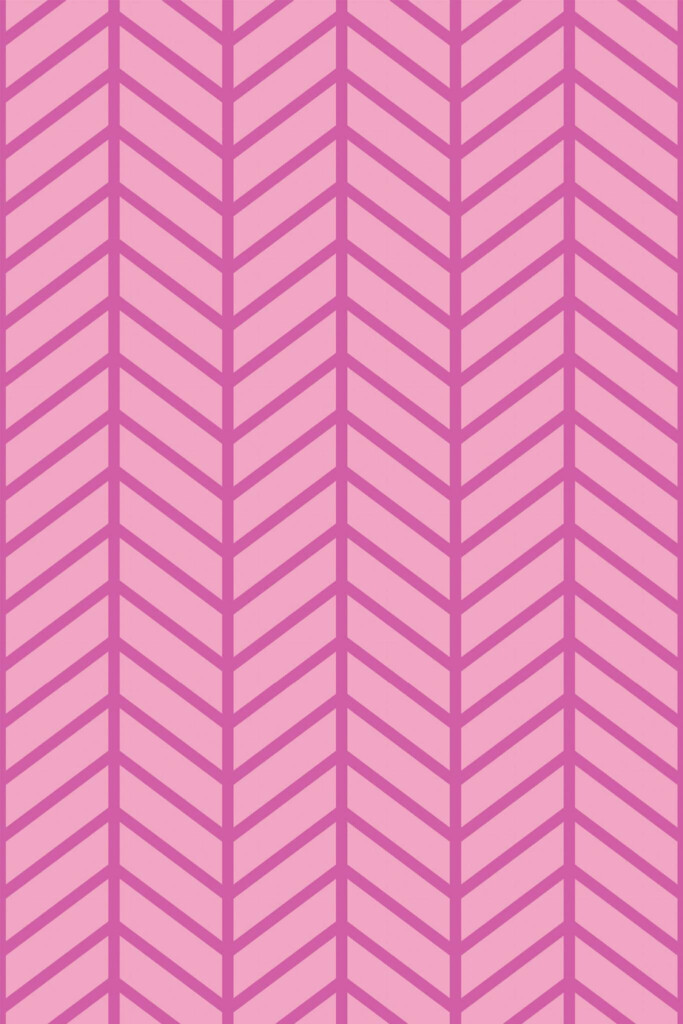 Pattern repeat of Herringbone Harmony removable wallpaper design