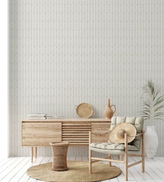beige and gray home office peel and stick removable wallpaper