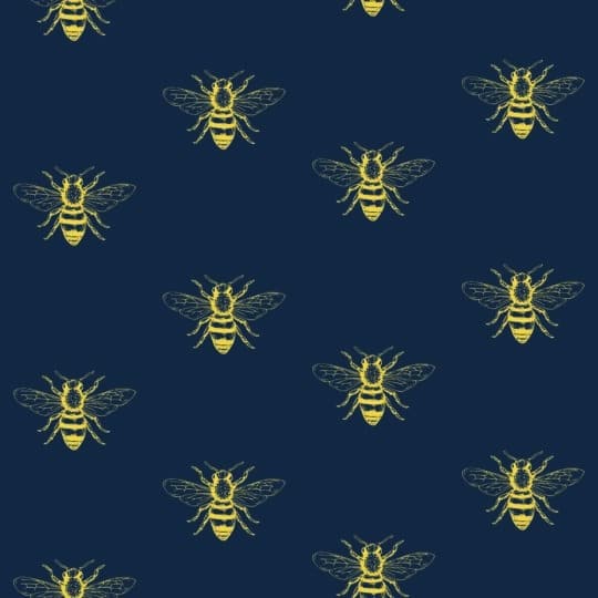 blue and yellow stick and peel wallpaper