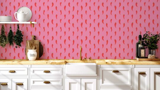red hot removable wallpaper