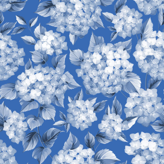 hydrangeas peel and stick wallpaper