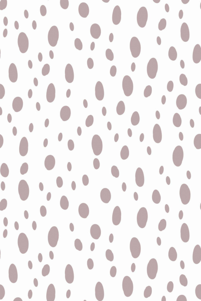 Pattern repeat of Irregular dots removable wallpaper design
