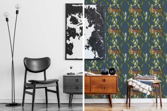 Vibrant Safari Blend traditional wallpaper by Fancy Walls