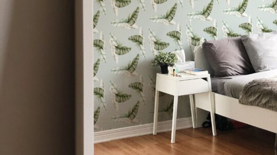 green bathroom peel and stick removable wallpaper