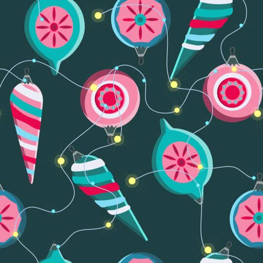 multicolor christmas unpasted wallpaper