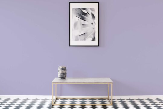 Fancy Walls' Lilac Dream peel and stick wallpaper