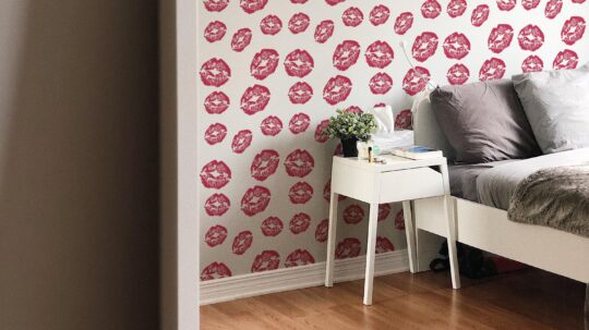 powder room self-adhesive wallpaper
