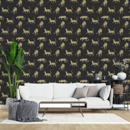 leopard print leopard animal leopard peel and stick wallpaper