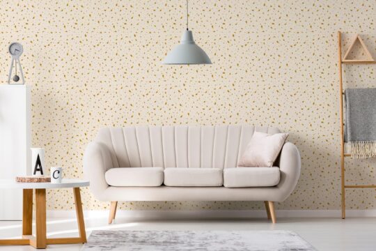 beige gold color unpasted wallpaper